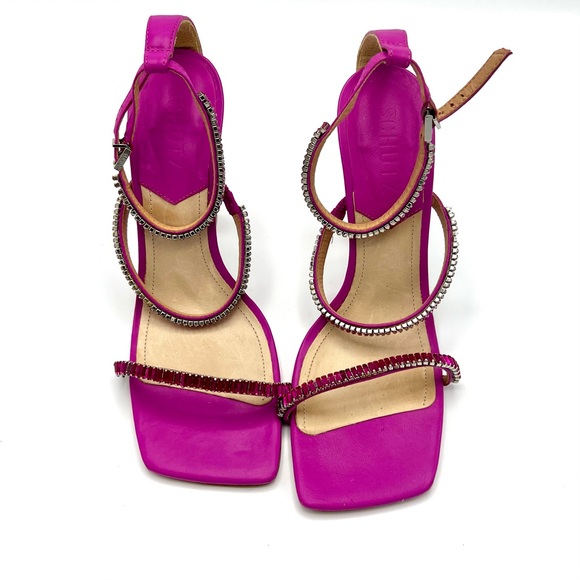 VERY PINK Schutz NELLINA Heels size 8.5 - Picture 3 of 13